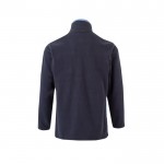 Chaqueta polar para trabajar de poliéster con bolsillos 220 g/m2 color azul claro segunda vista