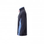 Chaqueta polar para trabajar de poliéster con bolsillos 220 g/m2 color azul claro tercera vista
