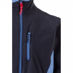 Chaqueta polar para trabajar de poliéster con bolsillos 220 g/m2 color azul claro quinta vista