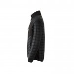 Chaqueta acolchada con tejido elástico en varias zonas 265 g/m2 color negro tercera vista