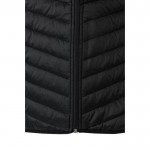 Chaqueta acolchada con tejido elástico en varias zonas 265 g/m2 color negro quinta vista