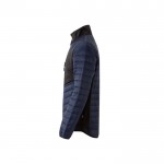 Chaqueta acolchada con tejido elástico en varias zonas 265 g/m2 color azul tercera vista