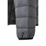 Chaqueta acolchada con tejido elástico en varias zonas 265 g/m2 color gris octava vista