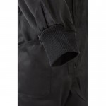 Mono de trabajo de algodón y poliéster con cremallera 200 g/m2 color negro sexta vista
