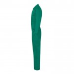 Mono de trabajo de algodón y poliéster con cremallera 200 g/m2 color verde tercera vista