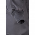 Mono de trabajo de algodón y poliéster con cremallera 200 g/m2 color gris sexta vista