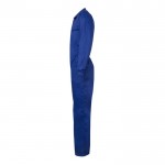 Mono de trabajo de algodón y poliéster con cremallera 200 g/m2 color azul real tercera vista
