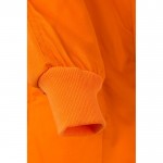 Mono de trabajo de algodón y poliéster con cremallera 200 g/m2 color naranja sexta vista