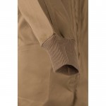 Mono de trabajo de algodón y poliéster con cremallera 200 g/m2 color natural sexta vista