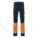Pantalón de trabajo en algodón y poliéster visible 240 g/m2 segunda vista