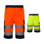 Bermudas para trabajar de colores llamativos y reflectantes 210 g/m2 varios colores
