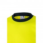 Camiseta laboral técnica extra grande de alta visibilidad 140 g/m2 color amarillo quinta vista