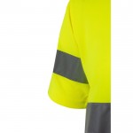 Camiseta laboral técnica extra grande de alta visibilidad 140 g/m2 sexta vista