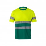 Camiseta laboral técnica extra grande de alta visibilidad 140 g/m2