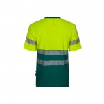Camiseta laboral bicolor en piqué de algodón y poliéster 150 g/m2 segunda vista