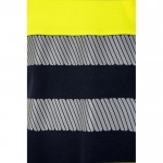 Polo de trabajo de piqué bicolor de manga corta 150 g/m2 color amarillo quinta vista