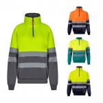 Jersey de trabajo de poliéster con tejido polar 300 g/m2 varios colores