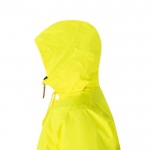 Parka laboral extra grande de poliéster de alta visibilidad 190 g/m2 color amarillo sexta vista