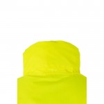 Parka laboral extra grande de poliéster de alta visibilidad 190 g/m2 color amarillo novena vista