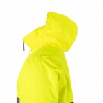 Parka laboral extra grande de poliéster de alta visibilidad 190 g/m2 sexta vista