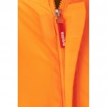 Parka laboral extra grande de poliéster de alta visibilidad 190 g/m2 color naranja quinta vista