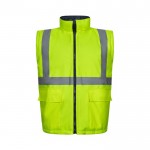 Parka 4 en 1 extra grande con revestimiento de poliéster 180 g/m2 color amarillo septima vista