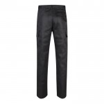 Pantalón de algodón y poliéster con cintura elástica 190 g/m2 color negro segunda vista