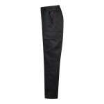 Pantalón de algodón y poliéster con cintura elástica 190 g/m2 color negro tercera vista