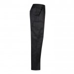 Pantalón de algodón y poliéster con cintura elástica 190 g/m2 color negro cuarta vista