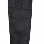 Pantalón de algodón y poliéster con cintura elástica 190 g/m2 color negro quinta vista