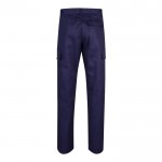 Pantalón de algodón y poliéster con cintura elástica 190 g/m2 color azul segunda vista