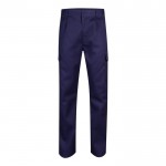 Pantalón de algodón y poliéster con cintura elástica 190 g/m2 color azul