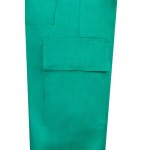 Pantalón de algodón y poliéster con cintura elástica 190 g/m2 color verde quinta vista