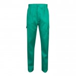 Pantalón de algodón y poliéster con cintura elástica 190 g/m2 color verde