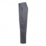 Pantalón de algodón y poliéster con cintura elástica 190 g/m2 color gris tercera vista