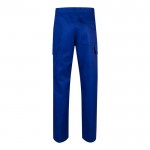 Pantalón de algodón y poliéster con cintura elástica 190 g/m2 color azul real segunda vista
