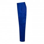 Pantalón de algodón y poliéster con cintura elástica 190 g/m2 color azul real tercera vista