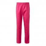 Pantalón unisex en algodón y poliéster con cintura elástica 190 g/m2 color rosa