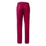 Pantalón unisex en algodón y poliéster con cintura elástica 190 g/m2 color burdeos segunda vista