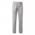 Pantalón unisex en algodón y poliéster con cintura elástica 190 g/m2 color gris claro