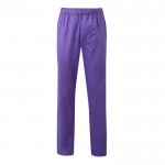 Pantalón unisex en algodón y poliéster con cintura elástica 190 g/m2 color lila