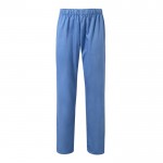 Pantalón unisex en algodón y poliéster con cintura elástica 190 g/m2 color azul pastel