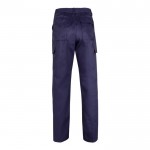 Pantalón multibolsillos unisex en algodón y poliéster 200 g/m2 color azul segunda vista