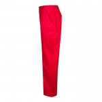 Pantalón multibolsillos unisex en algodón y poliéster 200 g/m2 color rojo tercera vista