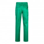 Pantalón multibolsillos unisex en algodón y poliéster 200 g/m2 color verde segunda vista