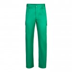Pantalón multibolsillos unisex en algodón y poliéster 200 g/m2 color verde