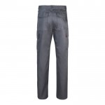 Pantalón multibolsillos unisex en algodón y poliéster 200 g/m2 color gris segunda vista