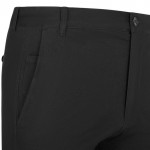 Pantalón tipo chino unisex elástico en algodón y elastano 260 g/m2 color negro quinta vista