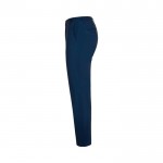 Pantalón tipo chino unisex elástico en algodón y elastano 260 g/m2 color azul marino tercera vista