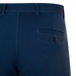 Pantalón tipo chino unisex elástico en algodón y elastano 260 g/m2 color azul marino sexta vista